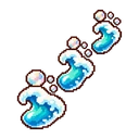 Seafoam Footprints