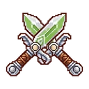 Fine Sproutvale Twin Daggers