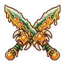 Ancient Honeycomb Twin Daggers