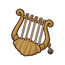 Brass Lyre