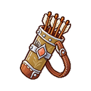 Fine Brass Quiver
