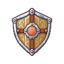 Fine Brass Shield