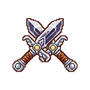 Fine Glimmer Twin Daggers